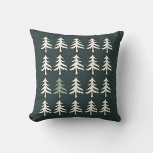 coussin de pin vert