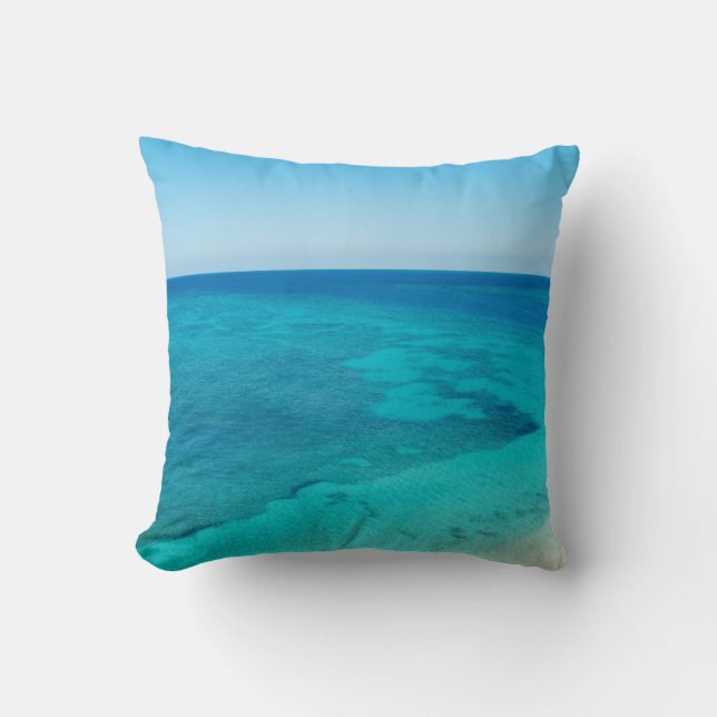 Coussin de plage : Ajoutez votre propres citation (Recto)