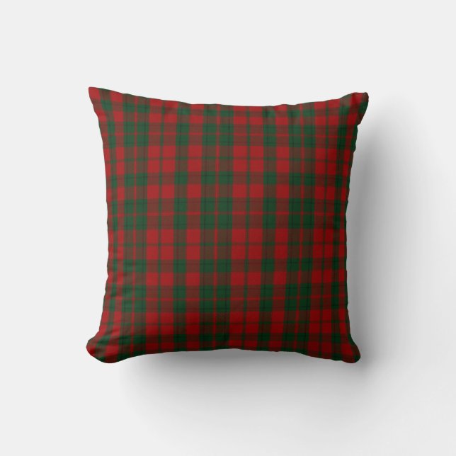 Coussin de plaid de tartan de Drummond de clan (Recto)