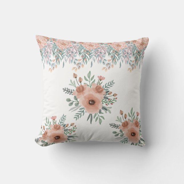 Coussin de Plaisance Florale (Recto)