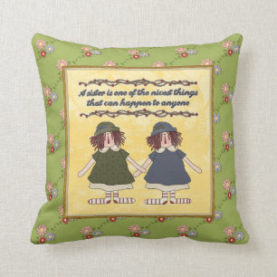 coussin de poèmes des soeurs
