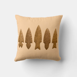 Coussin de pointes arc sculptées rustiques