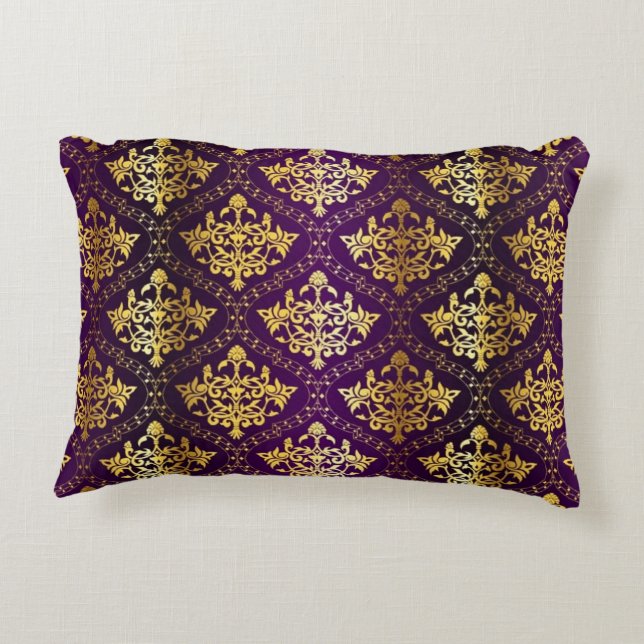 Coussin de pourpre royal et d'or (Dos)
