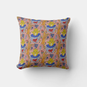 Coussin de poussin de Pâques mignon