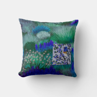 Coussin de prairie bleue de Lazuli