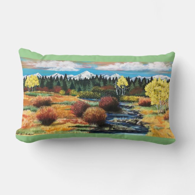 Coussin de prairie d'automne Aspen (Recto)