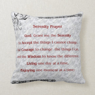 Coussin de prière de sérénité