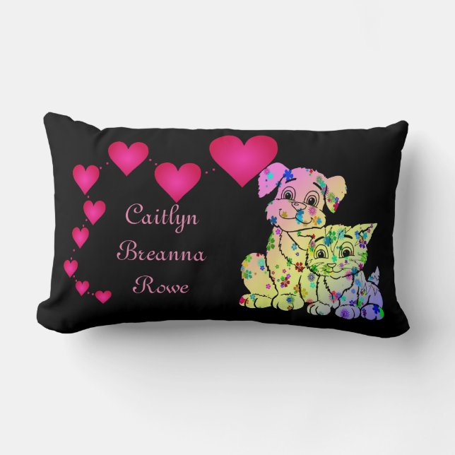 Coussin de prière heure du coucher des enfants (Recto)