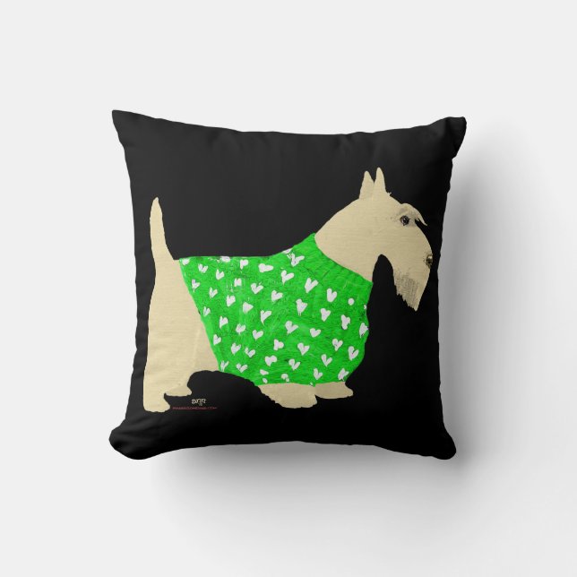 Coussin de pullover pour Scottish Terrier roux (Recto)