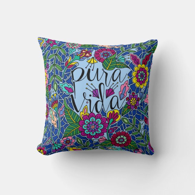 Coussin de Pura Vida (Recto)