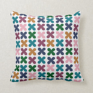coussin de quatrefoil et de soleil