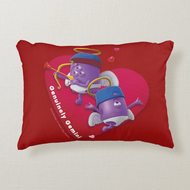 Coussin de Saint Valentin pour Gemini (Devant)