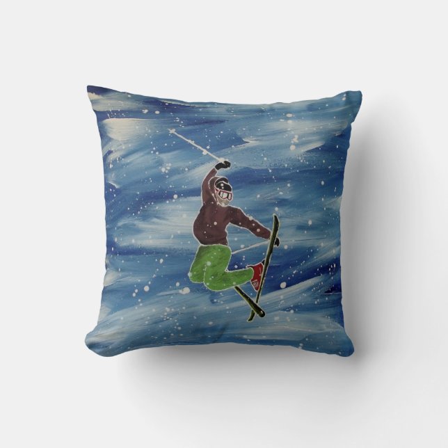 Coussin de saut à ski (Recto)