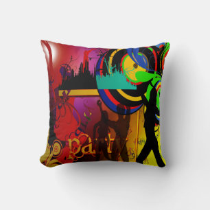 Coussin de scène de la fête de danse