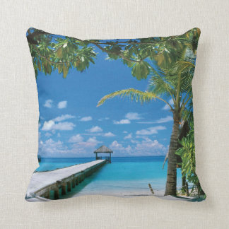 Coussin de scène d'océan de plage de mer