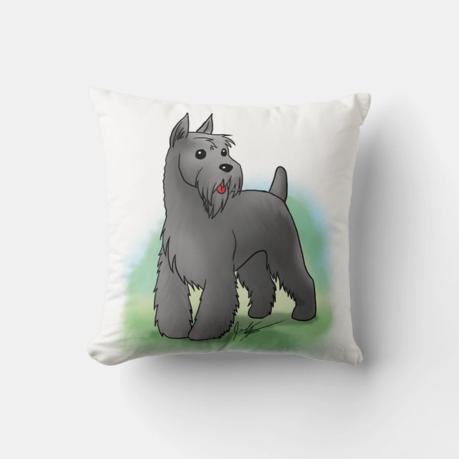 Coussin de Schnauzer (Recto)