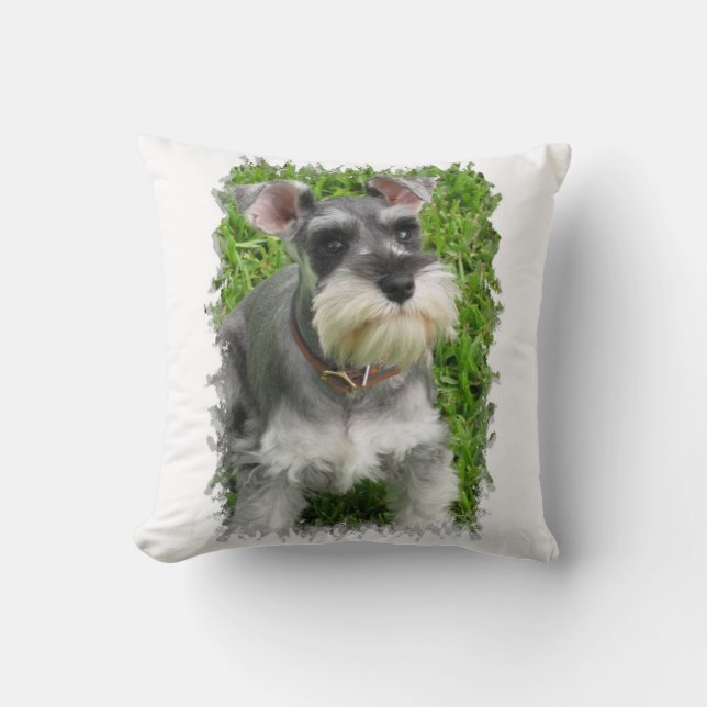 Coussin de Schnauzer miniature (Recto)