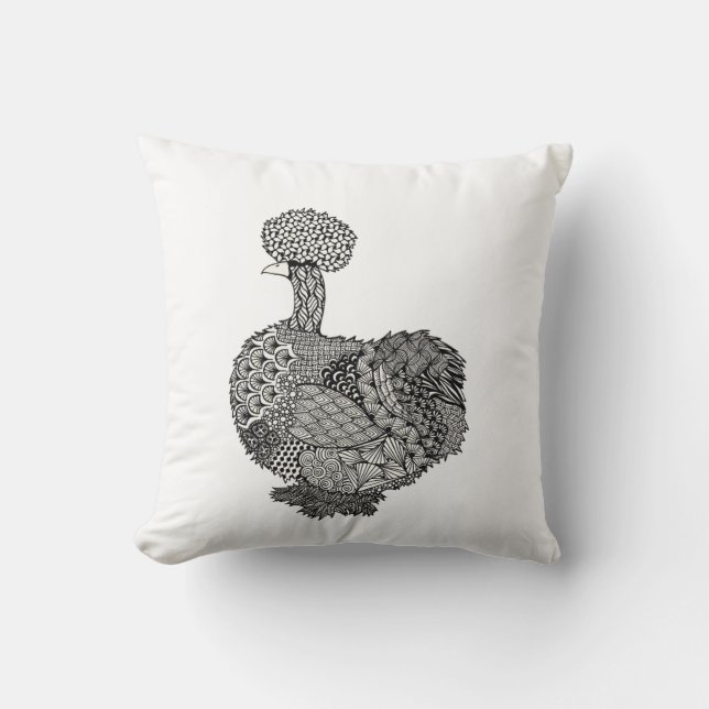 coussin de silkie de fille de scène (Recto)