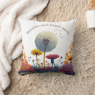 Coussin de sol affirmation positive Respirer
