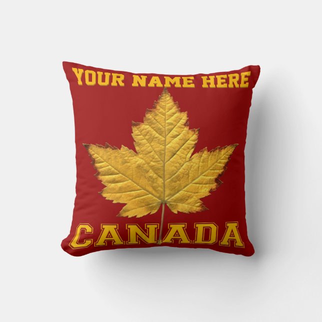 Coussin de souvenir d'équipe du Canada d'or de (Recto)