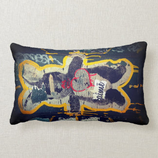 Coussin de Streetart de lapin de Je T'aime