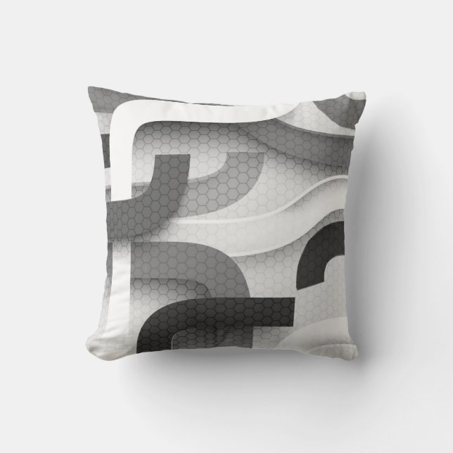 Coussin de style abstrait moderne (Recto)
