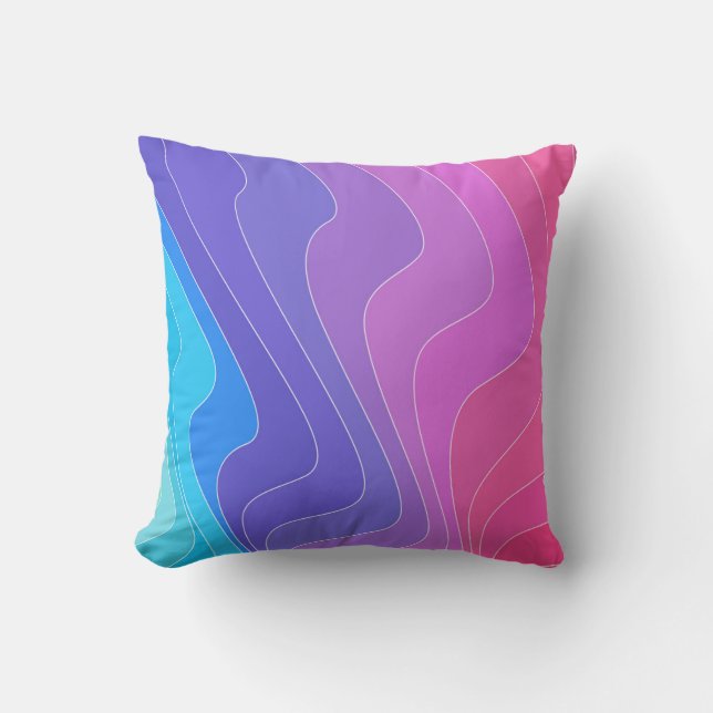 Coussin de style abstrait moderne (Recto)