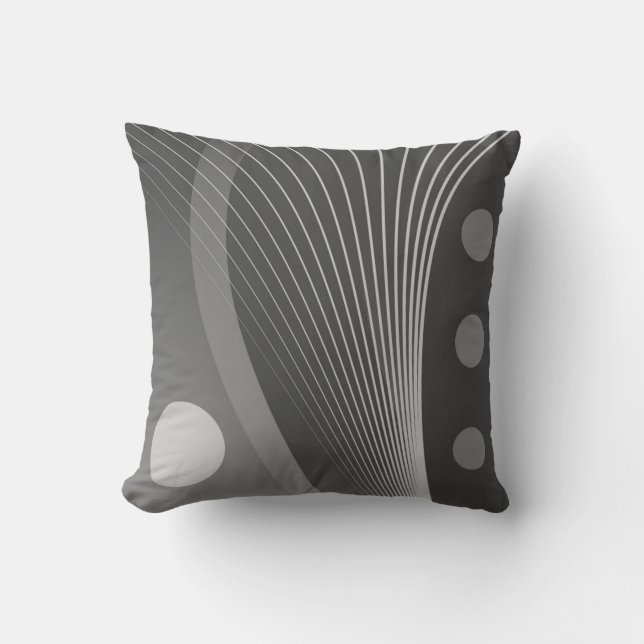 Coussin de style abstrait moderne (Recto)