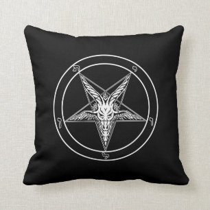 Coussin de style ancien de Baphomet