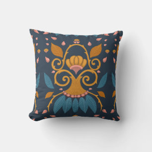 Coussin de style médiéval motif orné