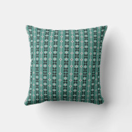 Coussin de style vintage vert