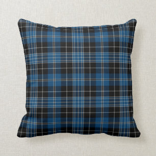 Coussin de Tartan bleu du clergé de l'oreiller à