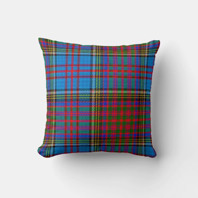 Coussin de tartan de clan d'Anderson (Recto)