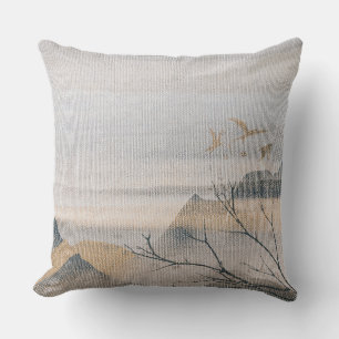 Coussin de texture du tissu paysager
