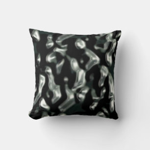 Coussin de texture métallique