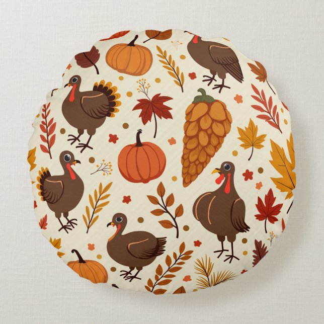 Coussin de Thanksgiving (Devant)