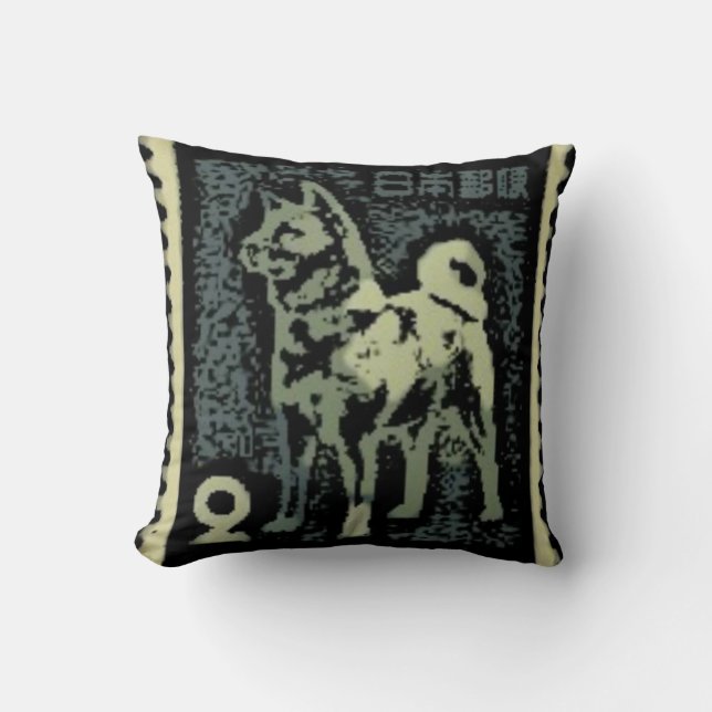 Coussin de timbre d'Akita (Recto)