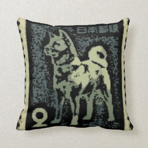 Coussin de timbre d'Akita