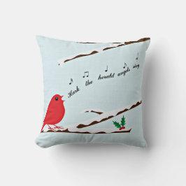 Coussin de Toile-regard du chant de Noël du