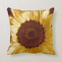 Coussin de tournesol