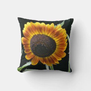 Coussin de tournesol brillant