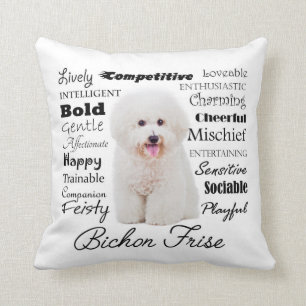 Coussin de traits de Bichon