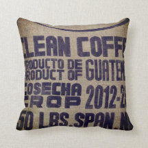 Coussin de typographie