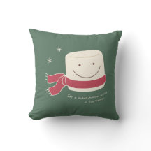 Coussin de vacances de guimauve et de chocolat