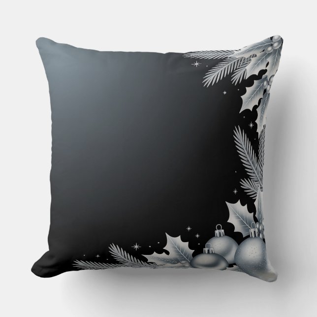 Coussin de vacances de luxe - Snowflake Design (Recto)