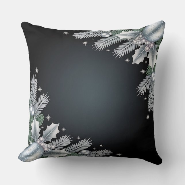 Coussin de vacances de luxe - Snowflake Design (Recto)