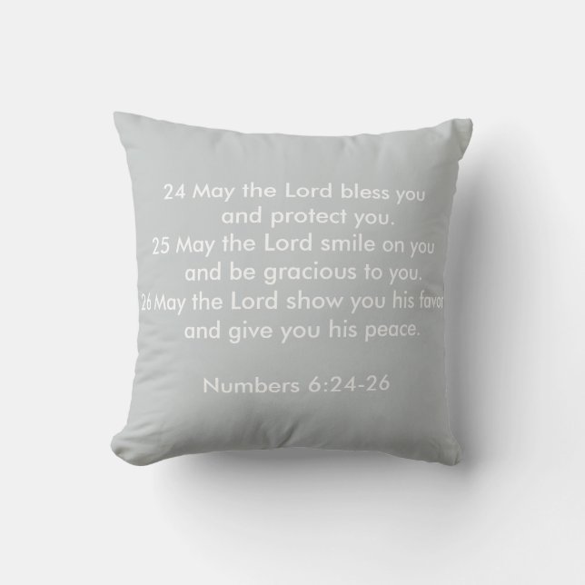 Coussin de vers de bible (Recto)