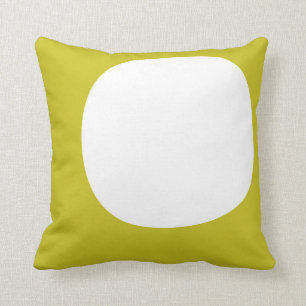 Coussin de vert de cercle/étoile