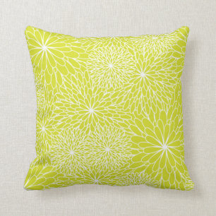 Coussin de vert de chaux de chrysanthème