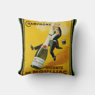 Coussin de Vicomte de Moulliac Champagne